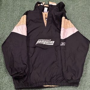 Pittsburgh Penguins Half-Zip Vintage Jacket By Reebok